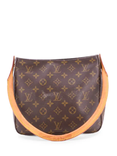 Louis Vuitton Pre-Owned Looping Handbag Monogram Canvas MM satchel Brown AZ88AR345ACBFX80