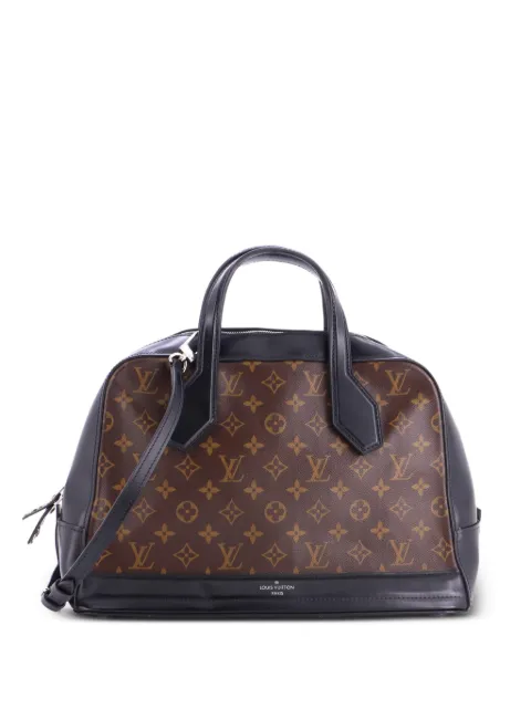 Louis Vuitton Pre-Owned Dora Handbag Monogram Canvas and Calfskin MM satchel Black 9IOMPJCGNN48UH4L