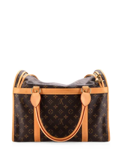 Louis Vuitton Pre-Owned Dog Carrier Bag Monogram Canvas 40 satchel Brown V7Z597S7JSSF2M33