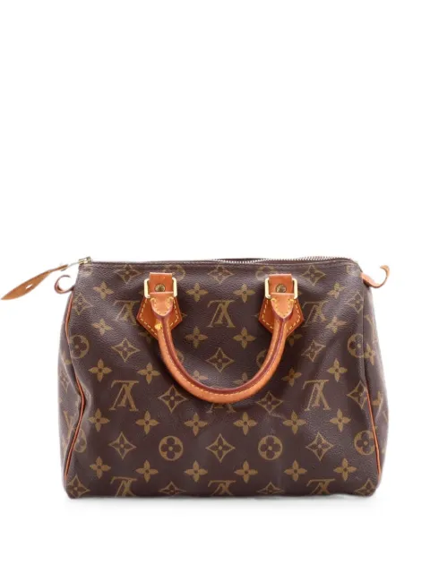 Louis Vuitton Pre-Owned Speedy Handbag Monogram Canvas 25 satchel Brown K0W1SBZ5G7JFP8NY