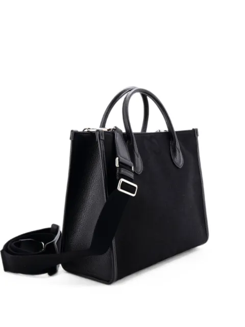 Gucci Pre-Owned Convertible Jumbo GG Canvas Small tote bag Black IMXY2NDB0VDMMT1E