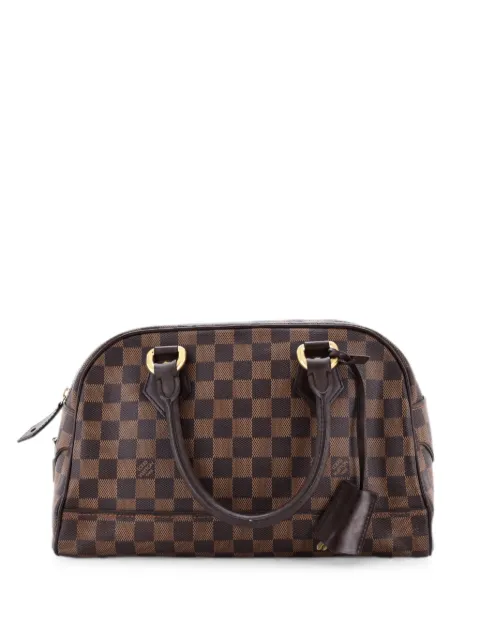 Louis Vuitton Pre-Owned Duomo Boston Bag Damier handbag Brown S4LHEJ0DUH59WKGL