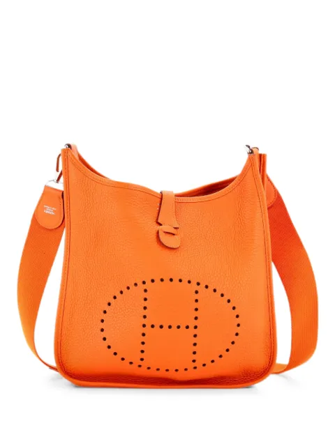 Hermès Pre-Owned Evelyne Bag Gen III Clemence PM crossbody bag Orange Q61XEC6KCRF1T91V