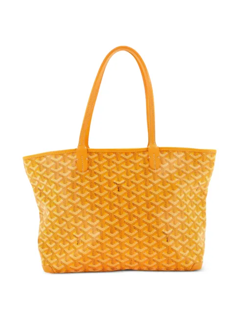 Goyard Pre-Owned Artois Coated Canvas PM tote bag Yellow 411E03T8LXUIWW1B