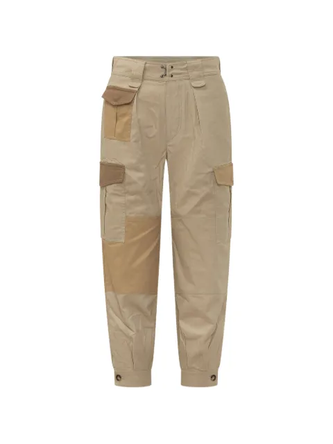 MARANT ÉTOILE patchwork cargo pants Neutrals 26APA0737FAD3G03E