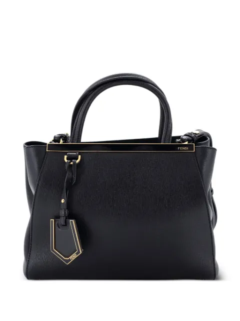 Fendi Pre-Owned 2Jours Bag Leather Petite satchel Black M6ZA2RX0BM75IW4B