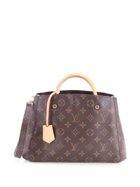 Louis Vuitton Pre-Owned Montaigne Handbag Monogram Canvas BB satchel Brown 9SHS9OBVJ8I4LJXW