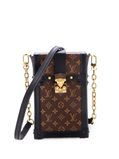 Louis Vuitton Pre-Owned Vertical Trunk Pochette Monogram Canvas crossbody bag Black WIWV7NFKZ5W8DFQ9