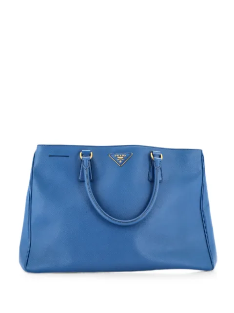 Prada Pre-Owned Lux Open Saffiano Leather Large tote bag Blue W9376VW430JU2G6Y