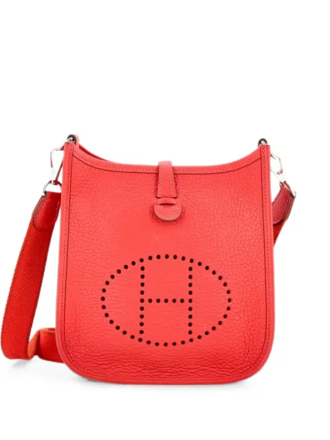 Hermès Pre-Owned Evelyne Bag Gen III Clemence TPM crossbody bag Pink RCZAMUECE7A50BO4
