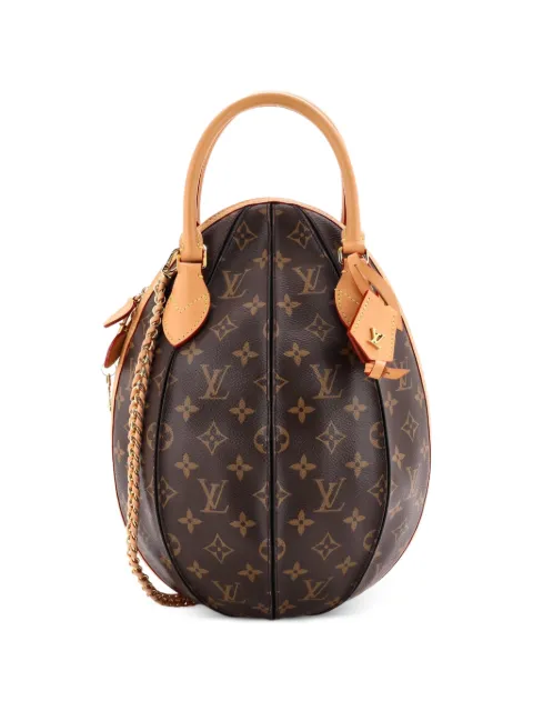 Louis Vuitton Pre-Owned Egg Souple Bag Monogram Canvas and Leather satchel Black EIM0GD85I4UGZB7H