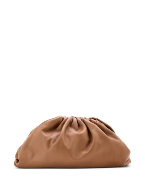 Bottega Veneta Pre-Owned The Pouch Leather clutch bag Brown 06MJIHV1TGA0EF7T