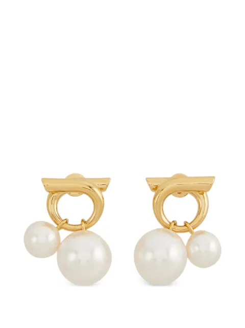 Ferragamo Gancini earrings Gold 760805