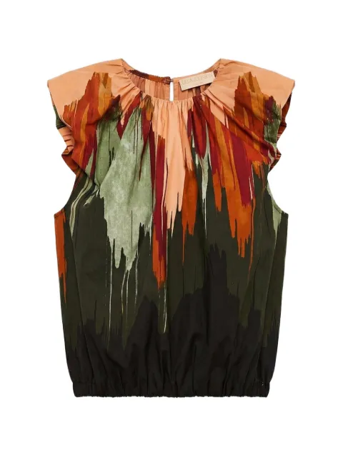 Ulla Johnson Gracie ruffled top Green PF260236