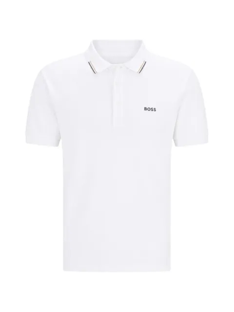 BOSS GREEN HUGO BOSS short-sleeve polo shirt White 50564779