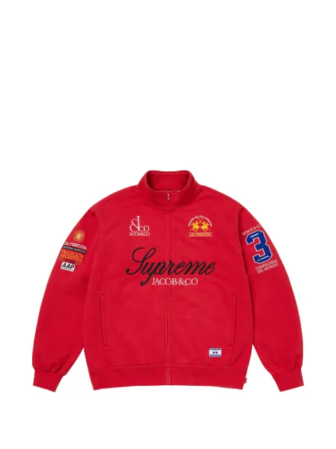 Supreme x La Martina x Jacob & Co zip-up sweater Red SU27830