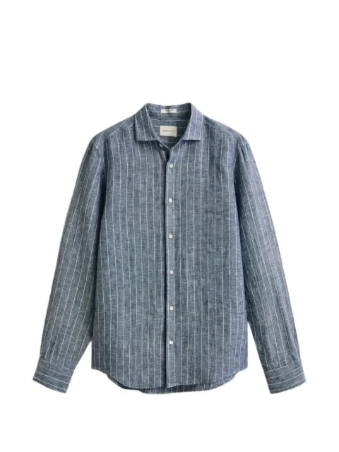 Gant striped linen shirt Blue 3260048