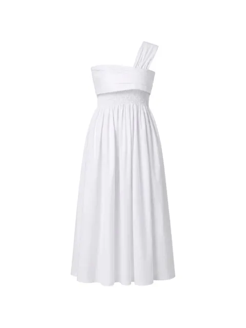 Tela one-shoulder midi dress White 010283A001