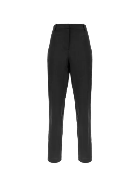 HUGO pressed-crease tailored trousers Black 50566571