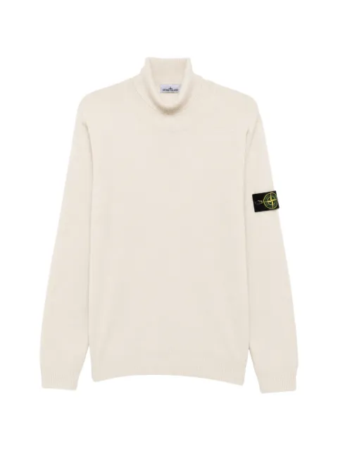 Stone Island 5100025 Light Pure Rws Wool regular-fit turtleneck sweater Neutrals L2S155100025S00C4