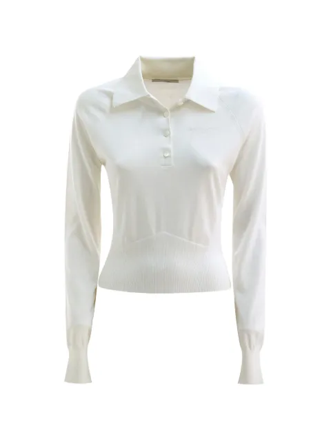 Givenchy polo in cotton and silk White BWL00C4ZUU
