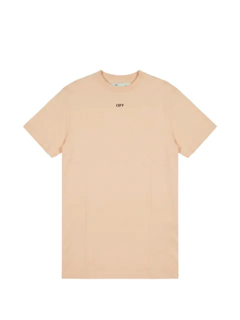 Off-White logo-print T-shirt Neutrals 44OWOS26T002272