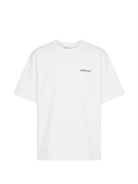 Off-White logo-embroidered T-shirt White 44OWOS26T077100