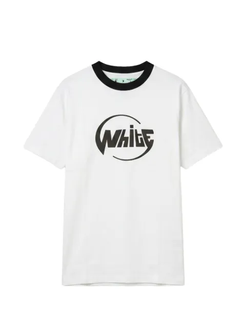Off-White graphic-print ringer T-shirt White 44OWOS26T084100