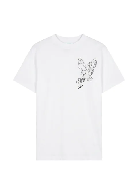 Off-White eagle-print T-shirt White 44OWOS26T085100
