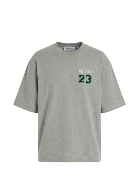 Off-White logo-print T-shirt Grey 44OWOS26T078030
