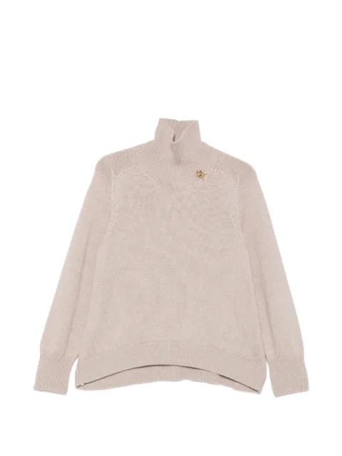 Fabiana Filippi embellished high-neck sweater Neutrals MAD216F065D462