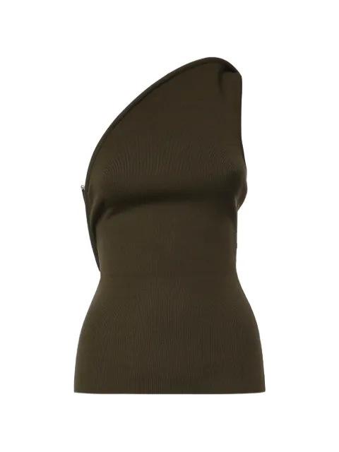 Christopher Esber one-shoulder top Green 26021448KOMBUGREEN