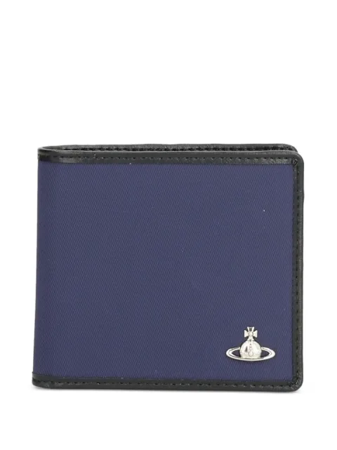 Vivienne Westwood Orb-plaque billfold wallet Blue 5115003MMW001Y