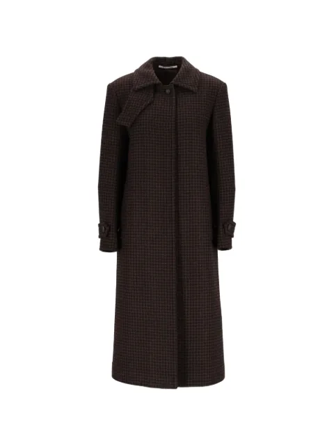 Tagliatore Bethany houndstooth-pattern coat Brown BETHANY