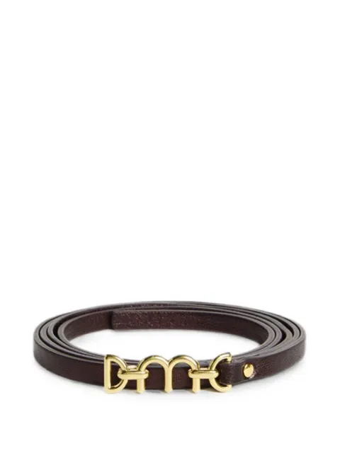 MOMONÌ Farrel double-wrap belt Brown 266MMOBT00426697MO