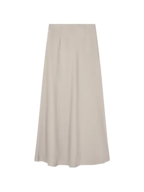 Armani Exchange chain-detail satin maxi skirt Neutrals XW002279AF2