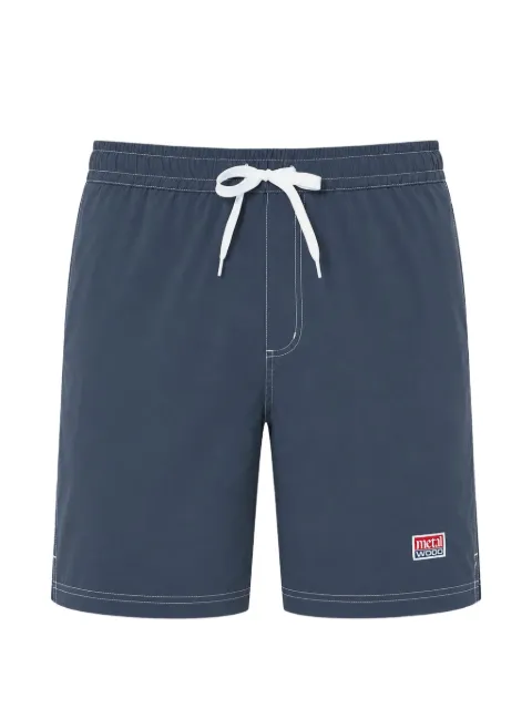 Metalwood Studio logo-patch swim shorts Grey 26SS0706TAR