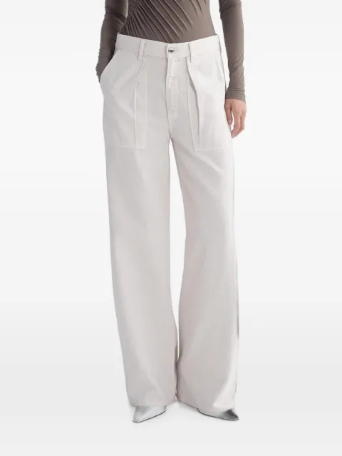 Citizens of Humanity pleat-detail palazzo pants Neutrals A92181934