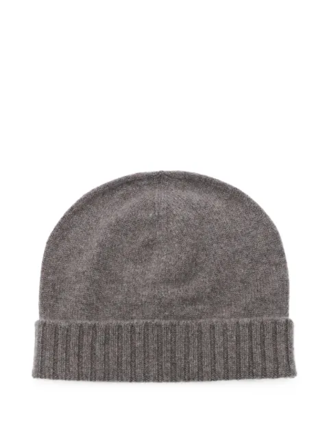 Malo ribbed-knit beanie hat Grey XTT005F1B02E3658