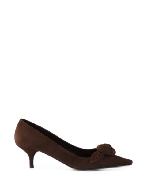 Prada suede pumps Brown 1I714OF055008