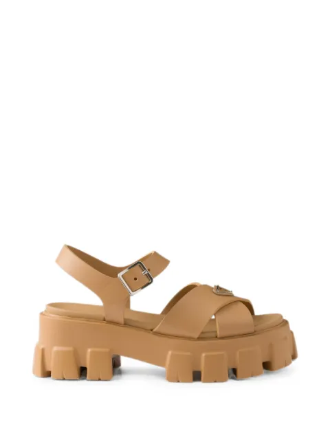 Prada Monolith rubber sandals Neutrals 1X382NF0553LKK