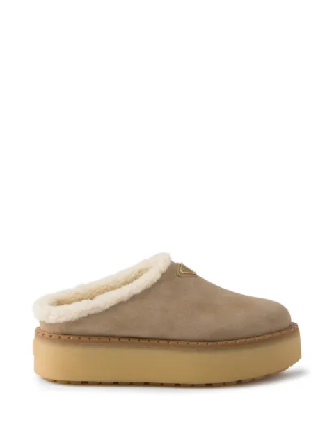Prada suede slippers Neutrals 1S715NFZG50JFT
