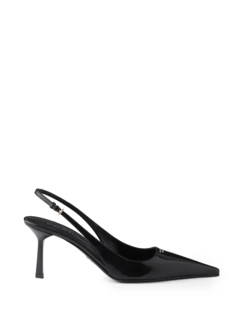 Prada Decollete slingback pointed-toe pumps Black 1I673OF075055