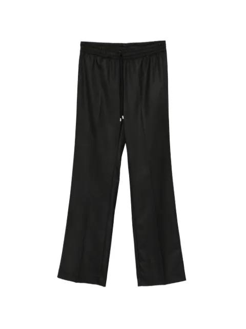 ERMANNO FIRENZE drawstring-waist tailored trousers Black D49EP042E7A