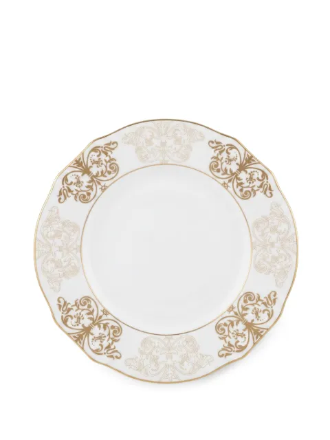 GINORI 1735 x Oscar de la Renta scalloped-edge plate White PRO12