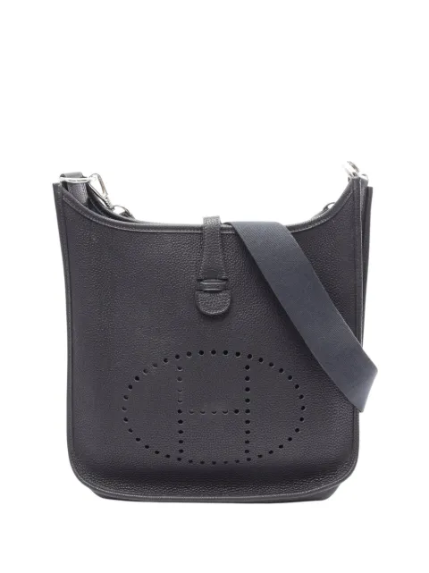 Hermès Pre-Owned 2002 Togo Evelyne PM crossbody bag Blue WAT0T4NG2R4HYOVL