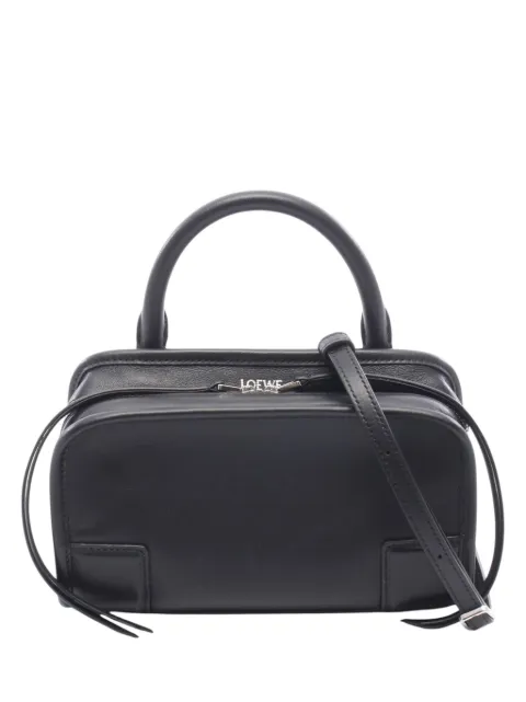 Loewe Pre-Owned 2010-2026 Mini Leather Amazona 180 satchel Black QWSQORGA8EI6UVXI