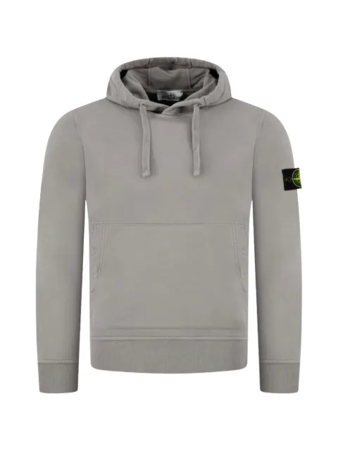 Stone Island 6100062 Organic Cotton Fleece hoodie Grey L2S156100062S0051