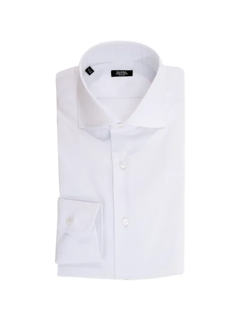 Barba spread-collar button-up shirt White I1U13P01PZ2700U