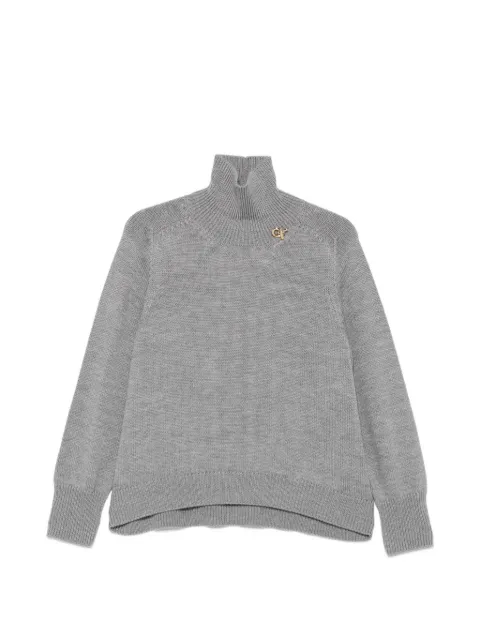 Fabiana Filippi embellished high-neck sweater Grey MAD216F065D462